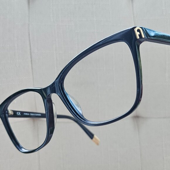 Furla Women Eyeglasses VFU550K 0700 Black Plastic Frames Only 53[]16 135 - Picture 5 of 15
